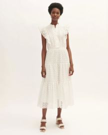 Broderie Tiered Maxi Dress White Jigsaw at Jigsaw